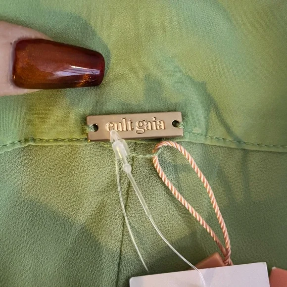 NWT CULT GAIA Beckett Wide Leg Pant in Spearmint - Picture 6 of 8